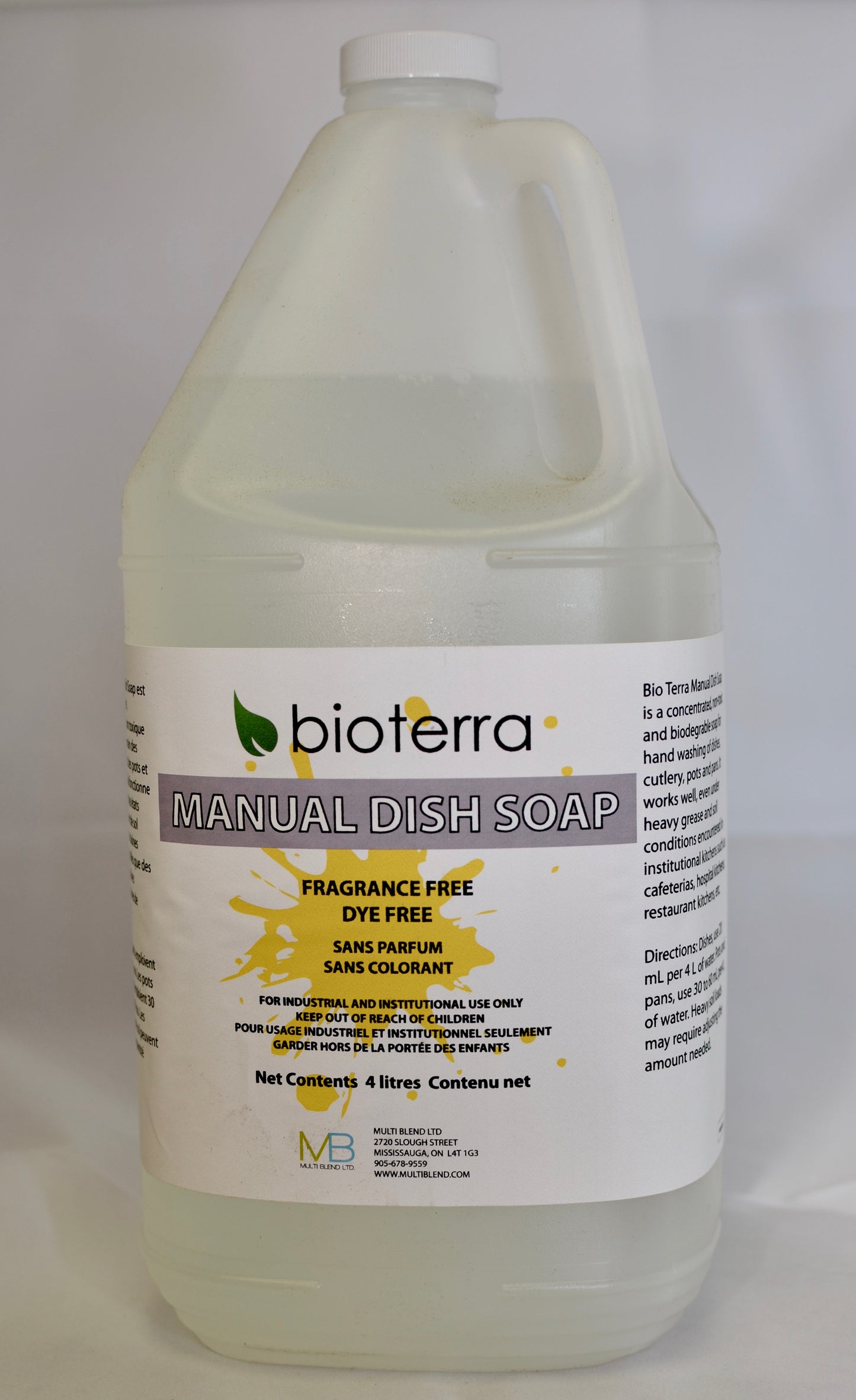 Bio Terra Manual Dish Soap